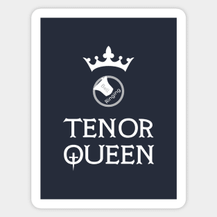 Bell Ringing - TENOR QUEEN - white text Sticker